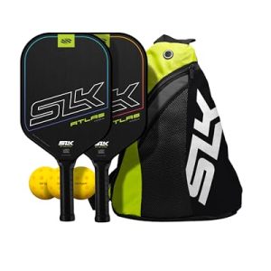 2025 SLK Atlas Pickleball Paddle | Feature G5 Control Graphite Face & Polymer Rev-Core+ | USA Design | Perfect for New Pickleball Players