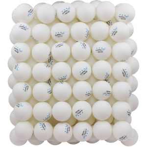100 Pack White 3-Star Table Tennis Balls for Advanced Training