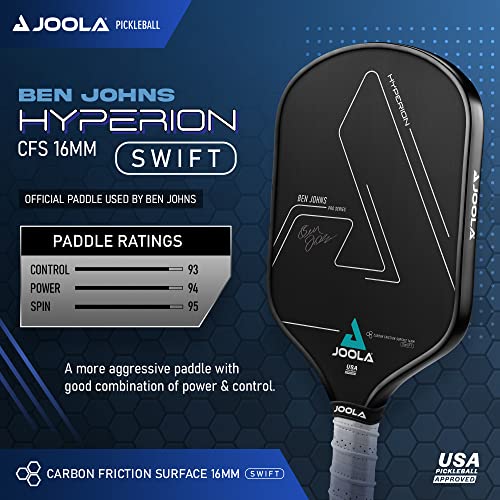 51yzsongxel 4.jpg JOOLA Ben Johns Hyperion CFS Swift Pickleball Paddle - USAPA Approved for Tournament Play
