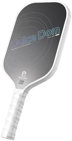 Dulce Dom Pickleball Paddles Set of 4 - USAPA Approved, Fiberglass/Carbon Fiber Pickleball Rackets, Perfect for Beginner