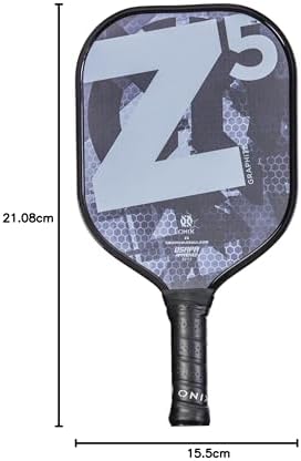 Onix Graphite MOD Z5 Carbon Fiber Pickleball Paddles for BeginnersComfortable Cushioned Grip 16x38 Inches