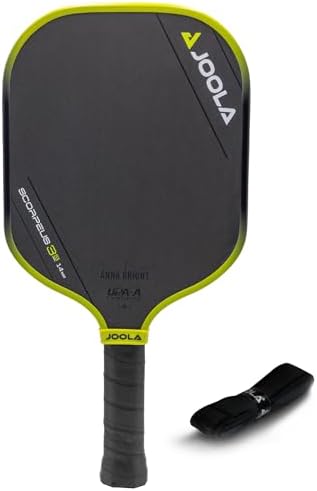 JOOLA 3S Pickleball Paddles – Raw Carbon Fiber Surface – UPA-A Certified – Elongated, Wide Body & Aero Curve Designs – B