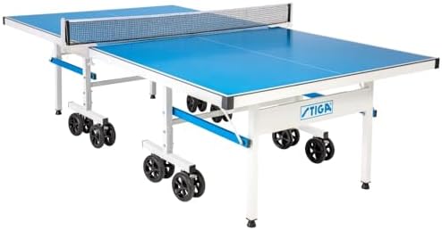 Stiga XTR Professional Outdoor Table Tennis Table - All Weather Aluminum Waterproof - Outdoor & Indoor - Easy Assembly -