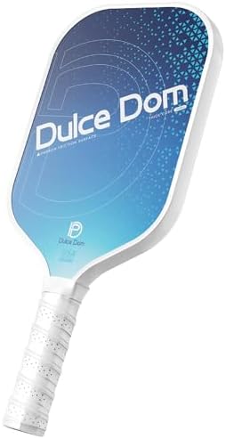 Dulce Dom Pickleball Paddles Set of 4 - USAPA Approved, Fiberglass/Carbon Fiber Pickleball Rackets, Perfect for Beginner