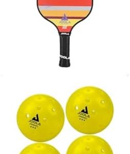 JOOLA Journey Fiberglass Graphite Paddle for Power - Lightweight & Increased Control | USAPA Approved | Sante Fe 10mm