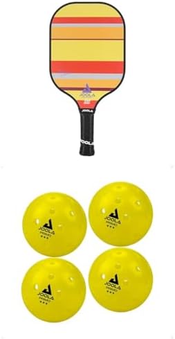 JOOLA Journey Fiberglass Graphite Paddle for Power - Lightweight & Increased Control | USAPA Approved | Sante Fe 10mm