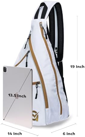 A11N Sports Pickleball Bag - Reversible Crossbody Sling Bag/Backpack for All-Season Fitness Activities