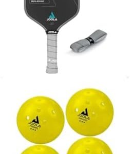 JOOLA Perseus Pickleball Paddle - Charged Surface Tech for Power & Feel - Fully Encased Carbon Fiber, Indoor/Outdoor Us