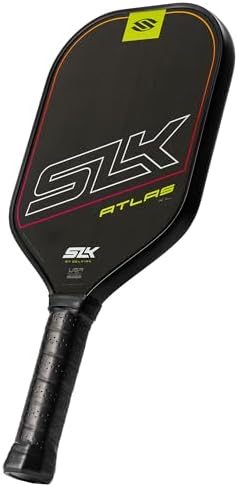 SLK Omega & Atlas Pickleball Paddles | Dual Carbon & Raw Carbon Fiber Face | Powerful Spin & Control for Pickleball Enth