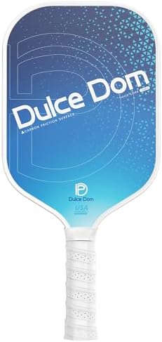 Dulce Dom Pickleball Paddles Set of 4 - USAPA Approved, Fiberglass/Carbon Fiber Pickleball Rackets, Perfect for Beginner