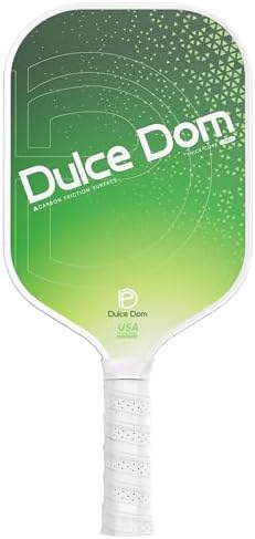 Dulce Dom Pickleball Paddles Set of 4 - USAPA Approved, Fiberglass/Carbon Fiber Pickleball Rackets, Perfect for Beginner