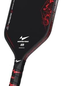 Nightblade Raw Carbon Fiber Pickleball Paddle, UPA-A & USAPA Approved, Endura Friction Surface, Two Handed Backhand, Enh