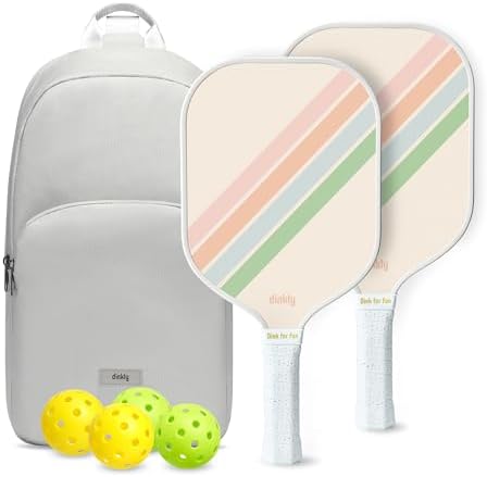 USAPA Approved Graphite/Fiberglass Pickleball Racket Set for Men and Women Beginners