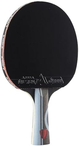 JOOLA Infinity Edge Carbon Pro Tournament Performance Ping Pong Paddle - Advanced Training Black Rubber Table Tennis Ra