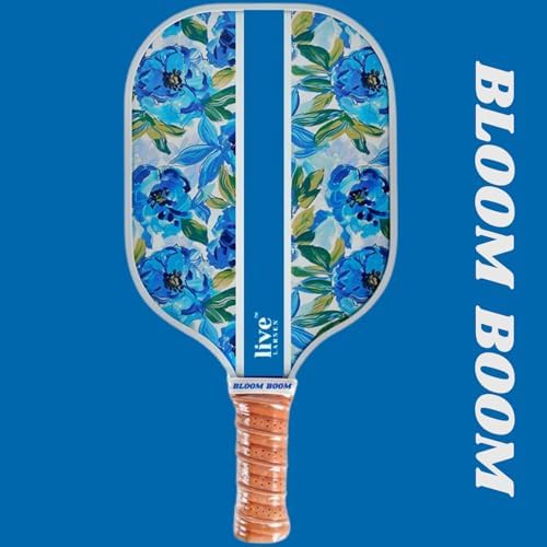 Premium Pickleball Paddle Racket - Durable Fiberglass - Women - Court Achievements - Sweatproof Grip - Free Cover - Uni