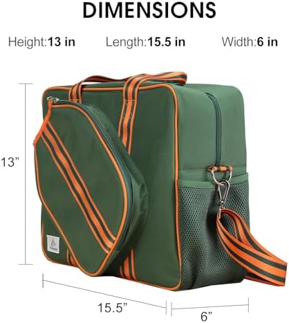 Pickleball Bags for Women & Men | Insulated Drink Cooler Bag with Fence Hooks | High-Quality Pickleball Gift Picks - Image 14