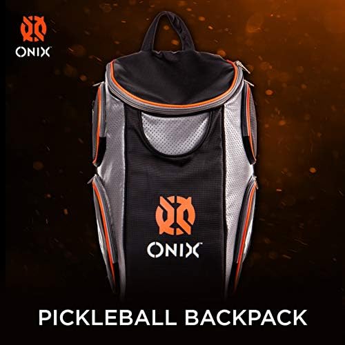 Onix Pickleball Durable Backpack for Enthusiasts on the Go: Paddles, Balls, Apparel, and Water Bottles Included