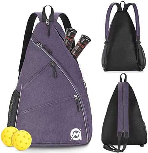 A11N Sports Pickleball Bag - Reversible Crossbody Sling Bag/Backpack for All-Season Fitness Activities