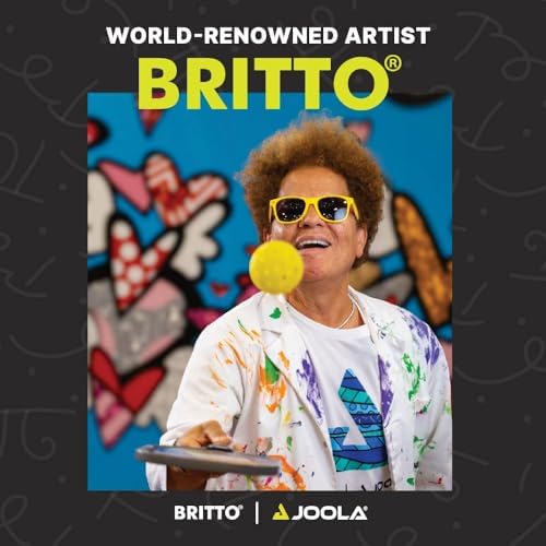 JOOLA Durable & Beginner-Friendly Pickleball Paddle - USAP Approved, Reinforced Fiberglass Surface & Honeycomb Polypropy