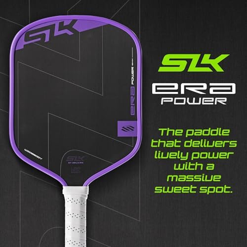 Selkirk Sport SLK ERA Power Pickleball Paddle | Carbon Fiber & Fiberglass Hybrid Face | Professional Pickleball Paddle f