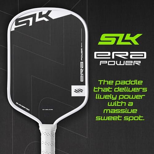 Selkirk Sport SLK ERA Power Pickleball Paddle | Carbon Fiber & Fiberglass Hybrid Face | Professional Pickleball Paddle f