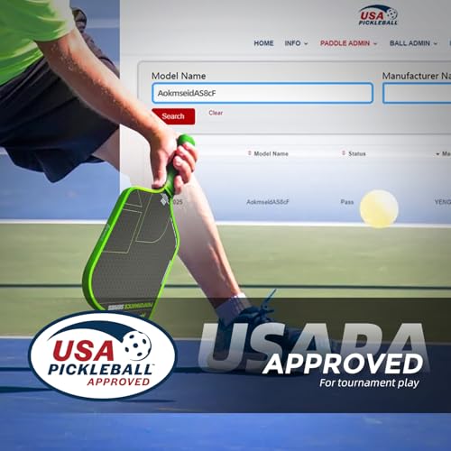 AKS Performance Series Pickleball Paddle for Competitive Players - USAPA Approved Raw Carbon Fiber Pickleball Paddle wit - Image 6