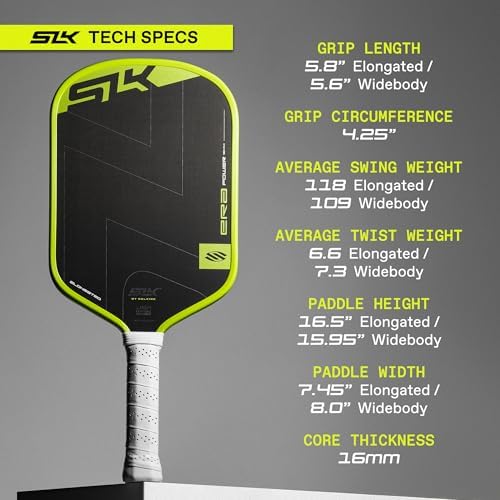 Selkirk Sport SLK ERA Power Pickleball Paddle | Carbon Fiber & Fiberglass Hybrid Face | Professional Pickleball Paddle f