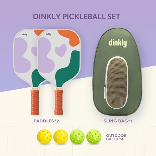 USAPA Approved Graphite/Fiberglass Pickleball Racket Set for Men and Women Beginners