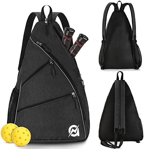A11N Sports Pickleball Bag - Reversible Crossbody Sling Bag/Backpack for All-Season Fitness Activities