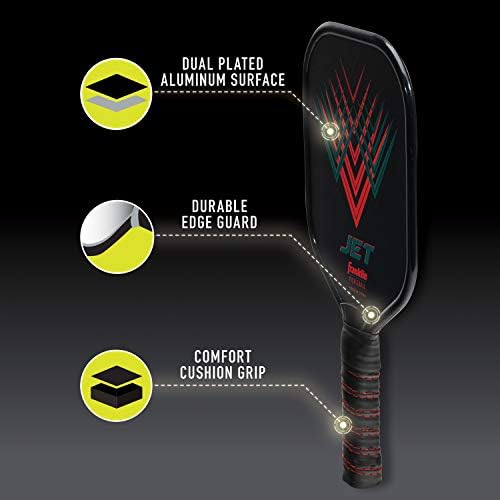 Franklin Sports Pickleball Paddle - Titus + Jet Aluminum Plated USA Pickleball (USAPA) Approved Paddle - Best Pickleball