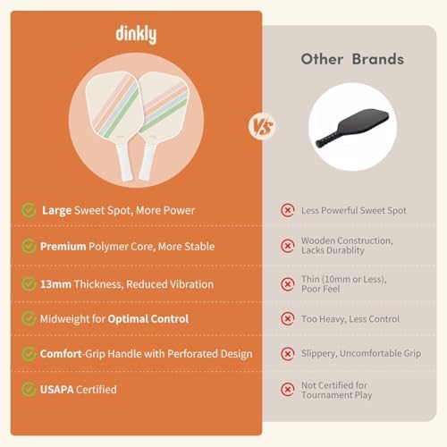 USAPA Approved Graphite/Fiberglass Pickleball Racket Set for Men and Women Beginners