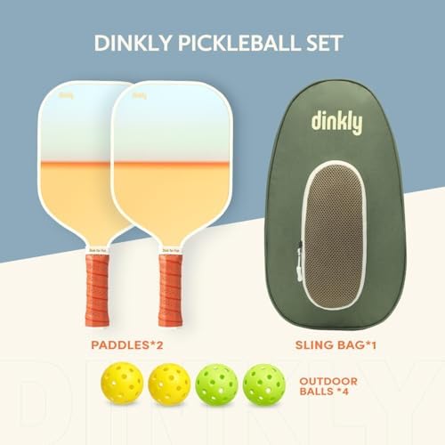 USAPA Approved Graphite/Fiberglass Pickleball Racket Set for Men and Women Beginners