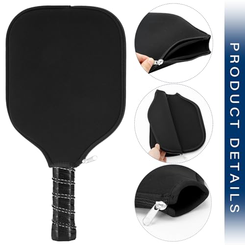Universal Pickleball Paddle Covers for Storage and Protection - Compatible with Most USAPA Standard and Elongated Paddl - Image 4