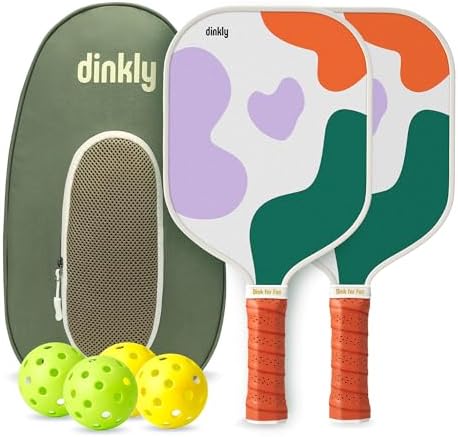 USAPA Approved Graphite/Fiberglass Pickleball Racket Set for Men and Women Beginners