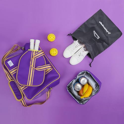 Pickleball Bags for Women & Men | Insulated Drink Cooler Bag with Fence Hooks | High-Quality Pickleball Gift Picks - Image 24