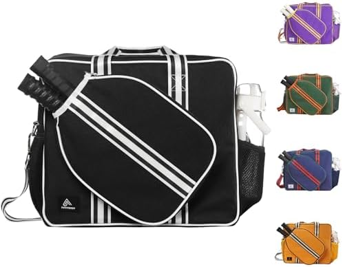 Pickleball Bags for Women & Men | Insulated Drink Cooler Bag with Fence Hooks | High-Quality Pickleball Gift Picks