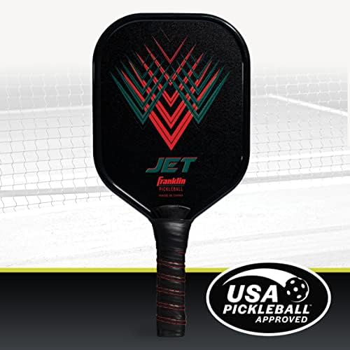 Franklin Sports Pickleball Paddle - Titus + Jet Aluminum Plated USA Pickleball (USAPA) Approved Paddle - Best Pickleball
