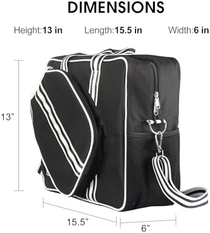 Pickleball Bags for Women & Men | Insulated Drink Cooler Bag with Fence Hooks | High-Quality Pickleball Gift Picks - Image 2