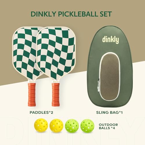 USAPA Approved Graphite/Fiberglass Pickleball Racket Set for Men and Women Beginners