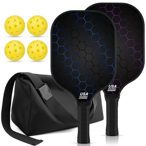 99.9% T300 Carbon Fiber Lightweight Pickleball Paddles for Beginner Indoor/Outdoor Games Gifts
99.9% T300 Carbon Fiber L