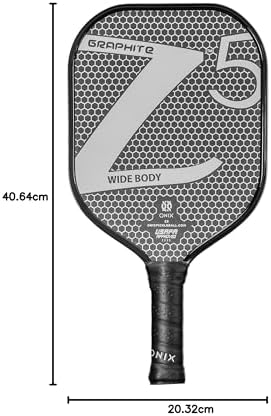 Onix Graphite MOD Z5 Carbon Fiber Pickleball Paddles for BeginnersComfortable Cushioned Grip 16x38 Inches