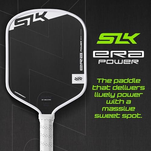 Selkirk Sport SLK ERA Power Pickleball Paddle | Carbon Fiber & Fiberglass Hybrid Face | Professional Pickleball Paddle f