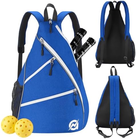 A11N Sports Pickleball Bag - Reversible Crossbody Sling Bag/Backpack for All-Season Fitness Activities