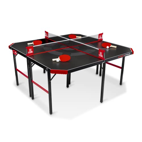 EastPoint Sports Hyper Pong 4-Way Table Tennis - Family Entertainment