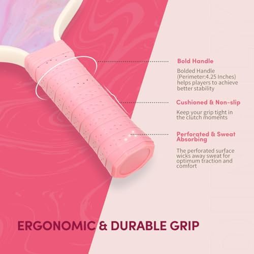 USAPA Approved Graphite/Fiberglass Pickleball Racket Set for Men and Women Beginners