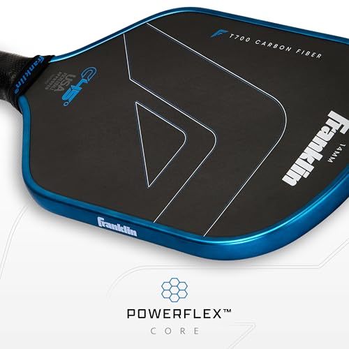 Franklin Sports PRO Pickleball Paddles - C45 Carbon Fiber Series | Pro Player Design | USAP + UPA Approved | Elite Playe - Image 4