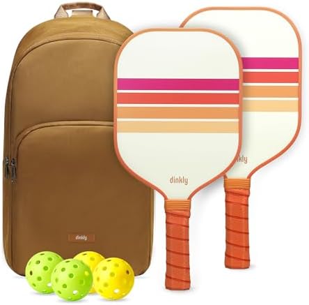 USAPA Approved Graphite/Fiberglass Pickleball Racket Set for Men and Women Beginners