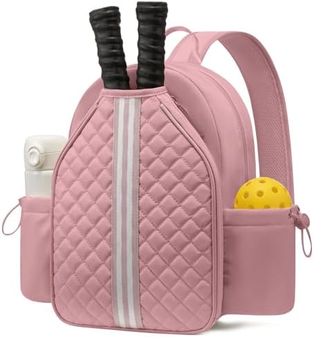 Sucipi Lightweight Pickleball Bags for Women Stylish Quilted Pickleball Paddle Sling Bag Backpack Sucipi Women Lightweig