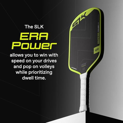 Selkirk Sport SLK ERA Power Pickleball Paddle | Carbon Fiber & Fiberglass Hybrid Face | Professional Pickleball Paddle f