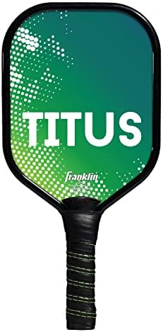 Franklin Sports Pickleball Paddle - Titus + Jet Aluminum Plated USA Pickleball (USAPA) Approved Paddle - Best Pickleball